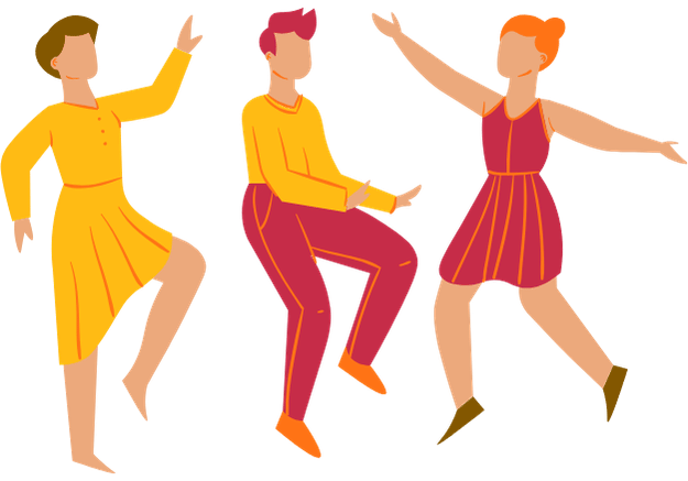 Image de personnes entrain de danser librement