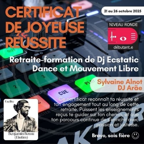 🎧 Formation DJ Ecstatic Dance